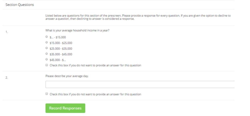 Online Prescreening · Sona Systems